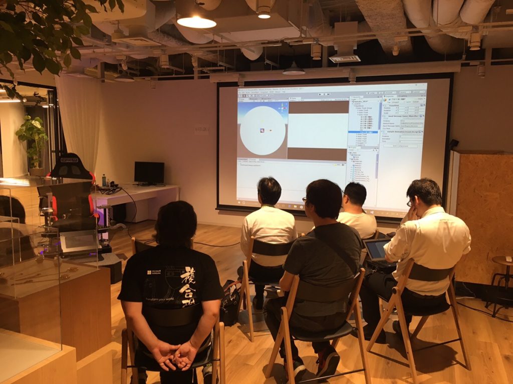 VR椅子型体験筐体SIMVR（シンバ）勉強会模様02